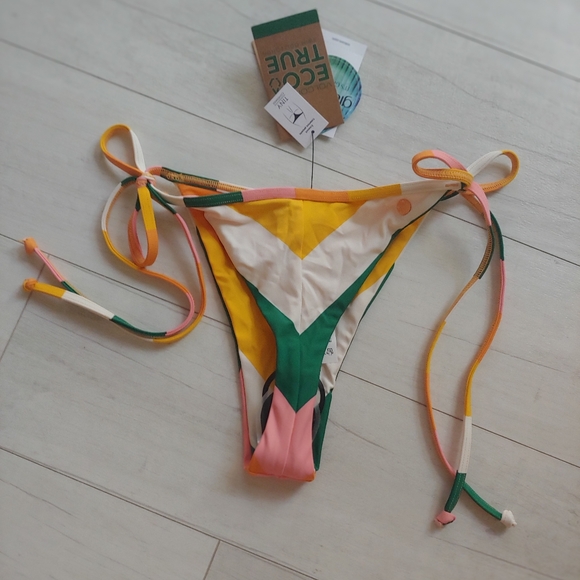 VOLCOM NEW Along the Lines Tiny Bikini Bottom - Picture 8 of 12